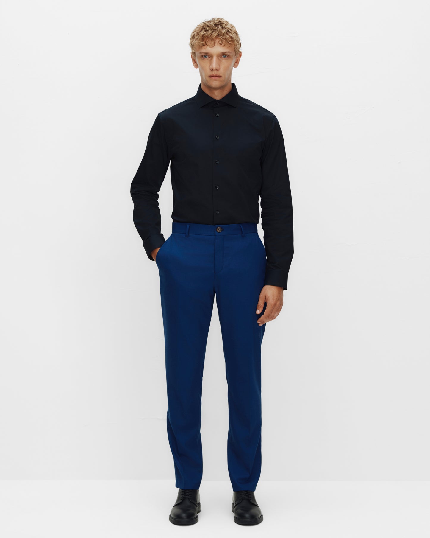 Slim-Ethan Shirt Ls Cut Away