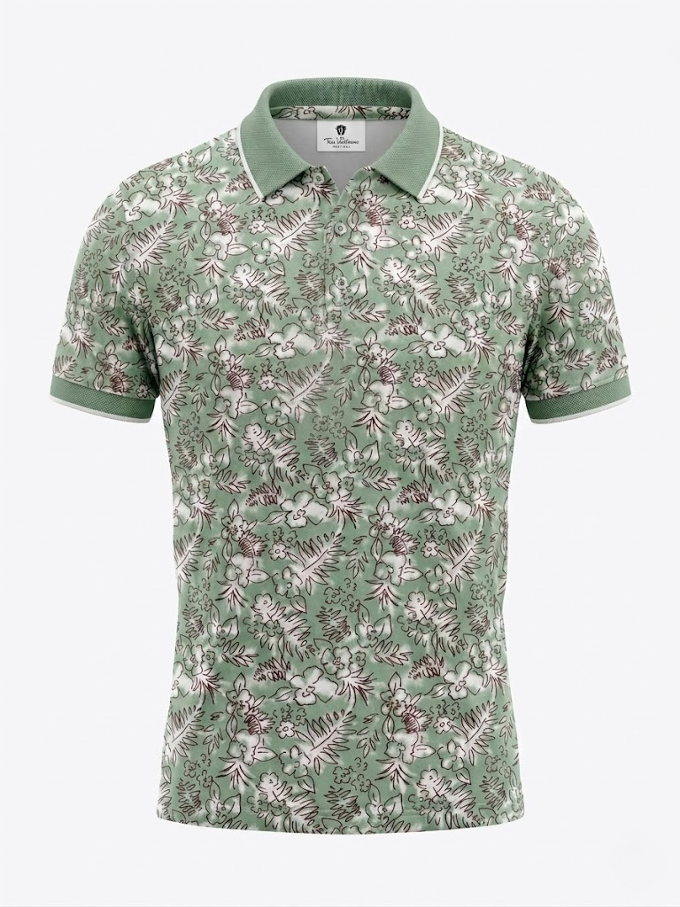 Polo Pique Estampado