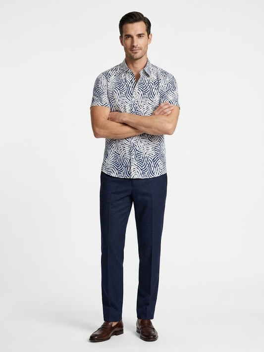 Camisa Estampado Ondas