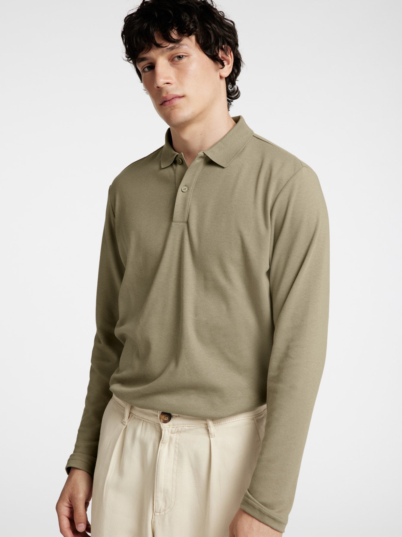 Polo Algodón Manga Larga
