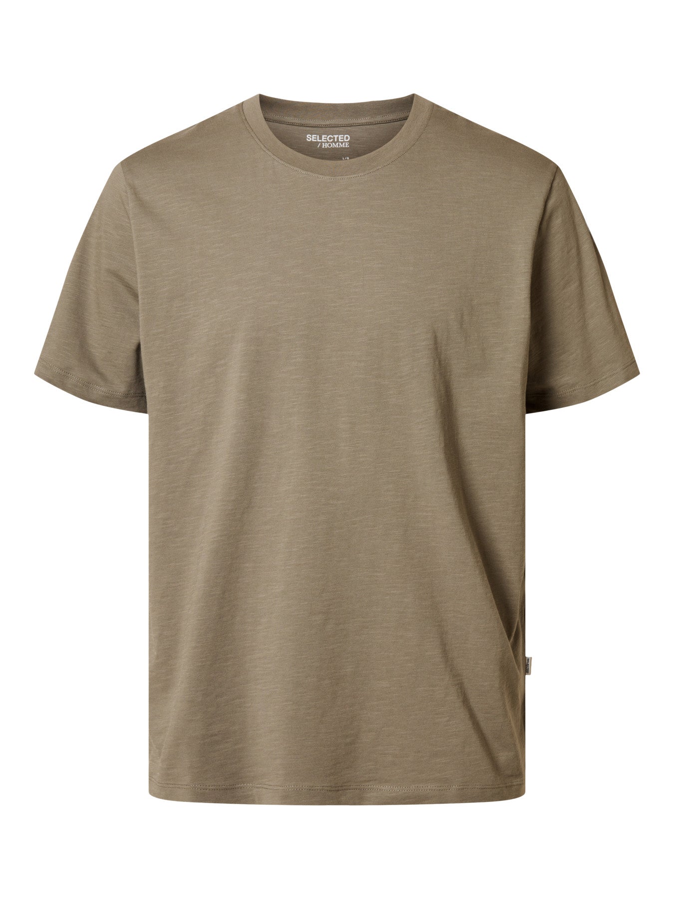 SLHASPEN SLUB SS O-NECK TEE NOOS