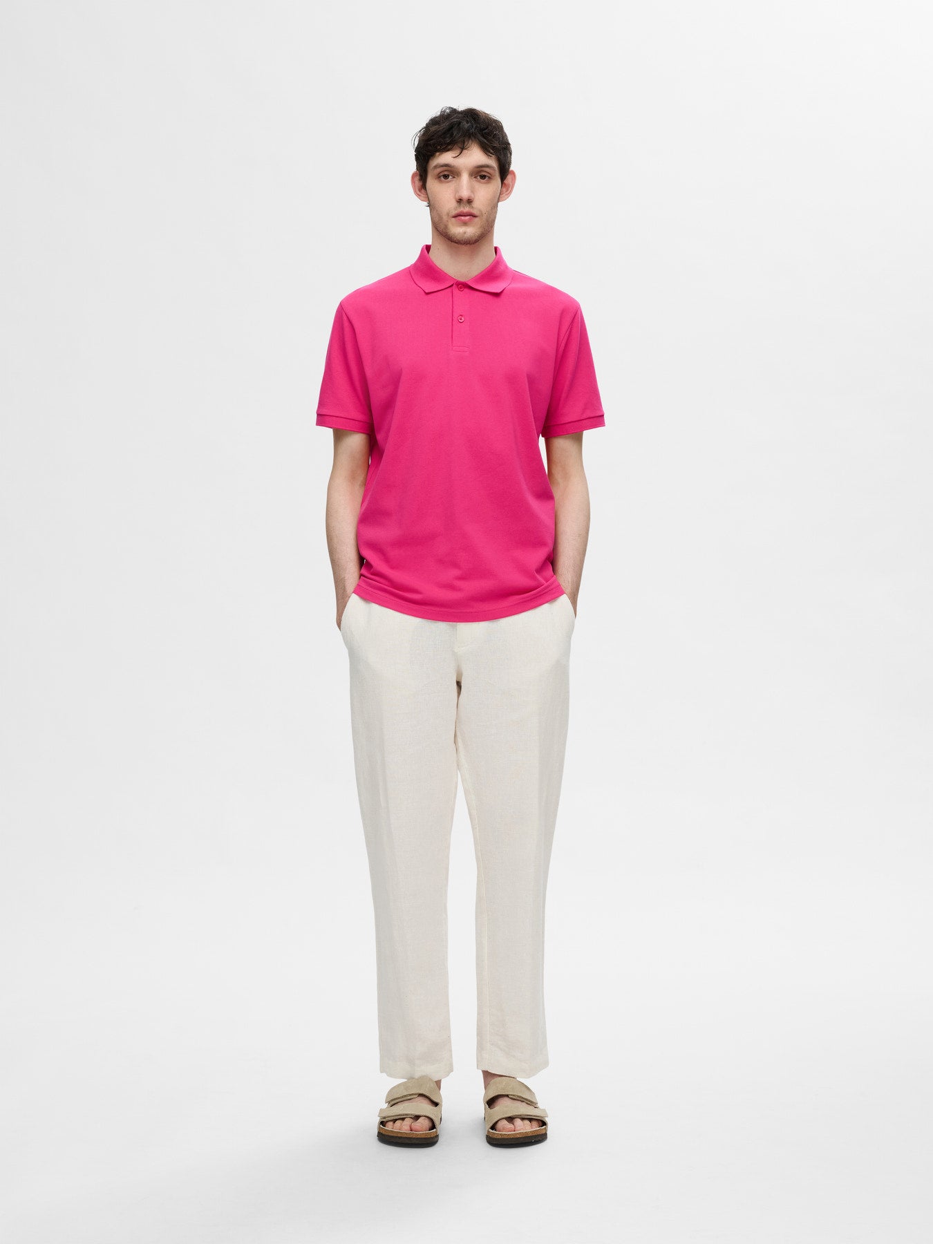 Regular Pique Plain Polo Shirt