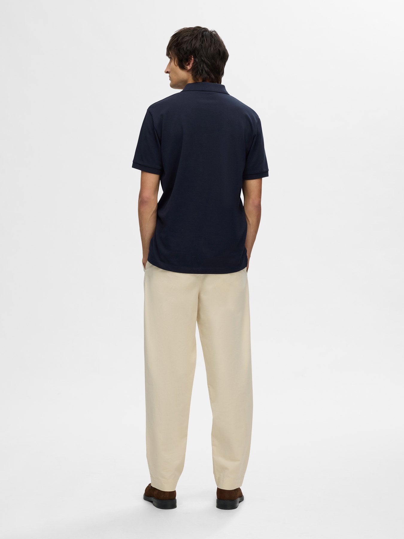 Regular Pique Plain Polo Shirt