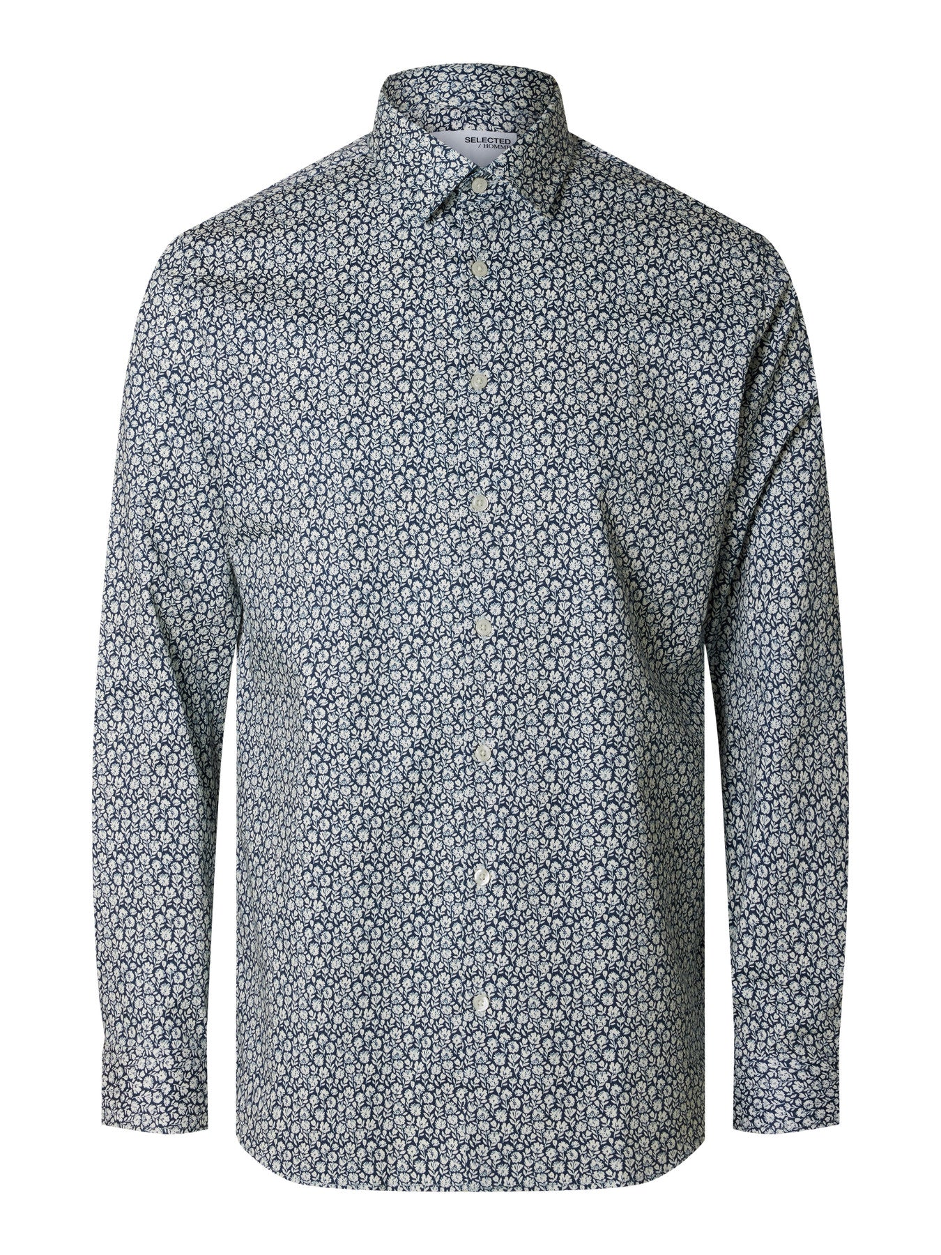 SLHSLIM-PERFORMANCE SHIRT LS AOP NOOS