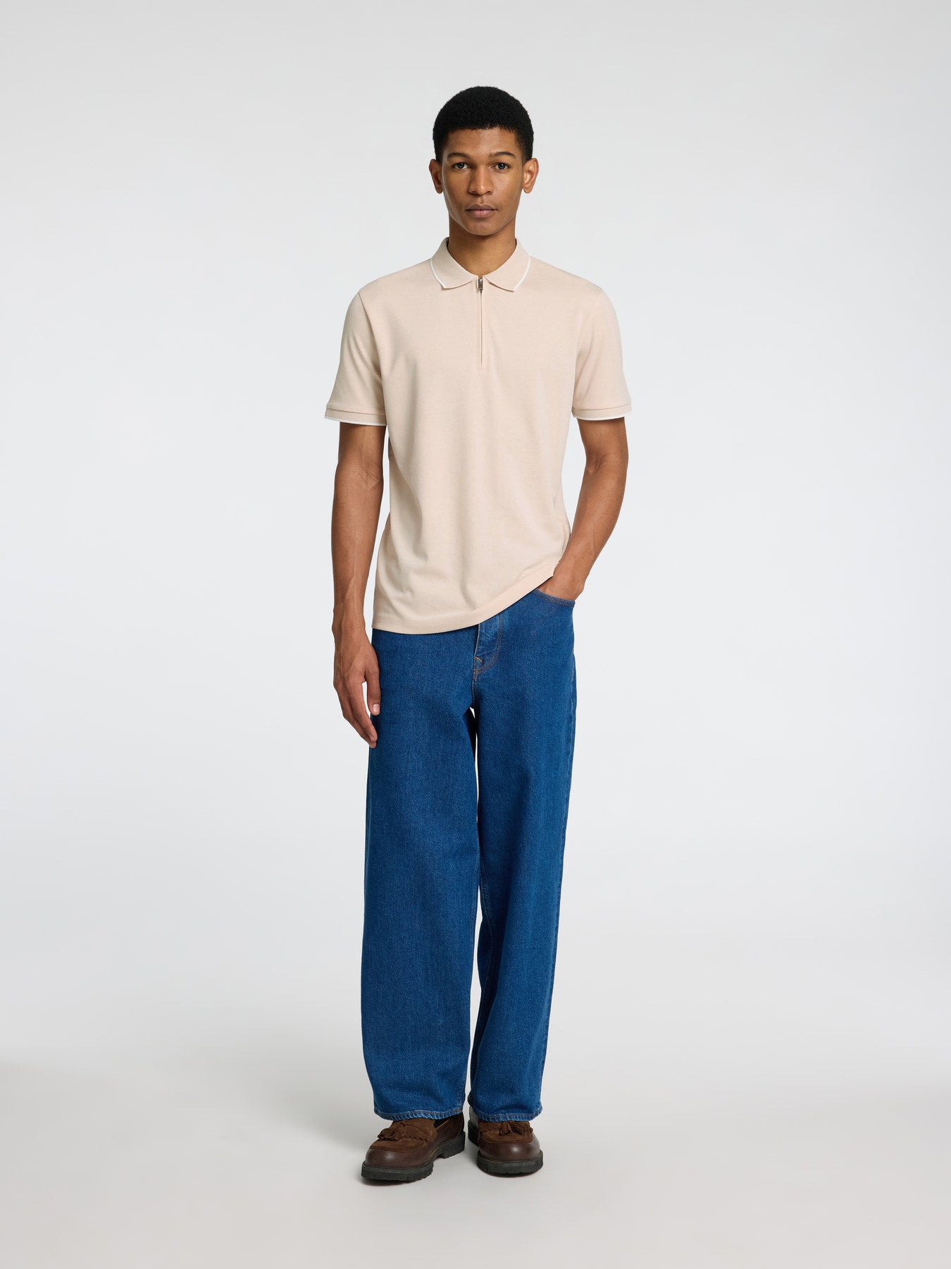 Fave Sport ZIP SS Polo NOOS