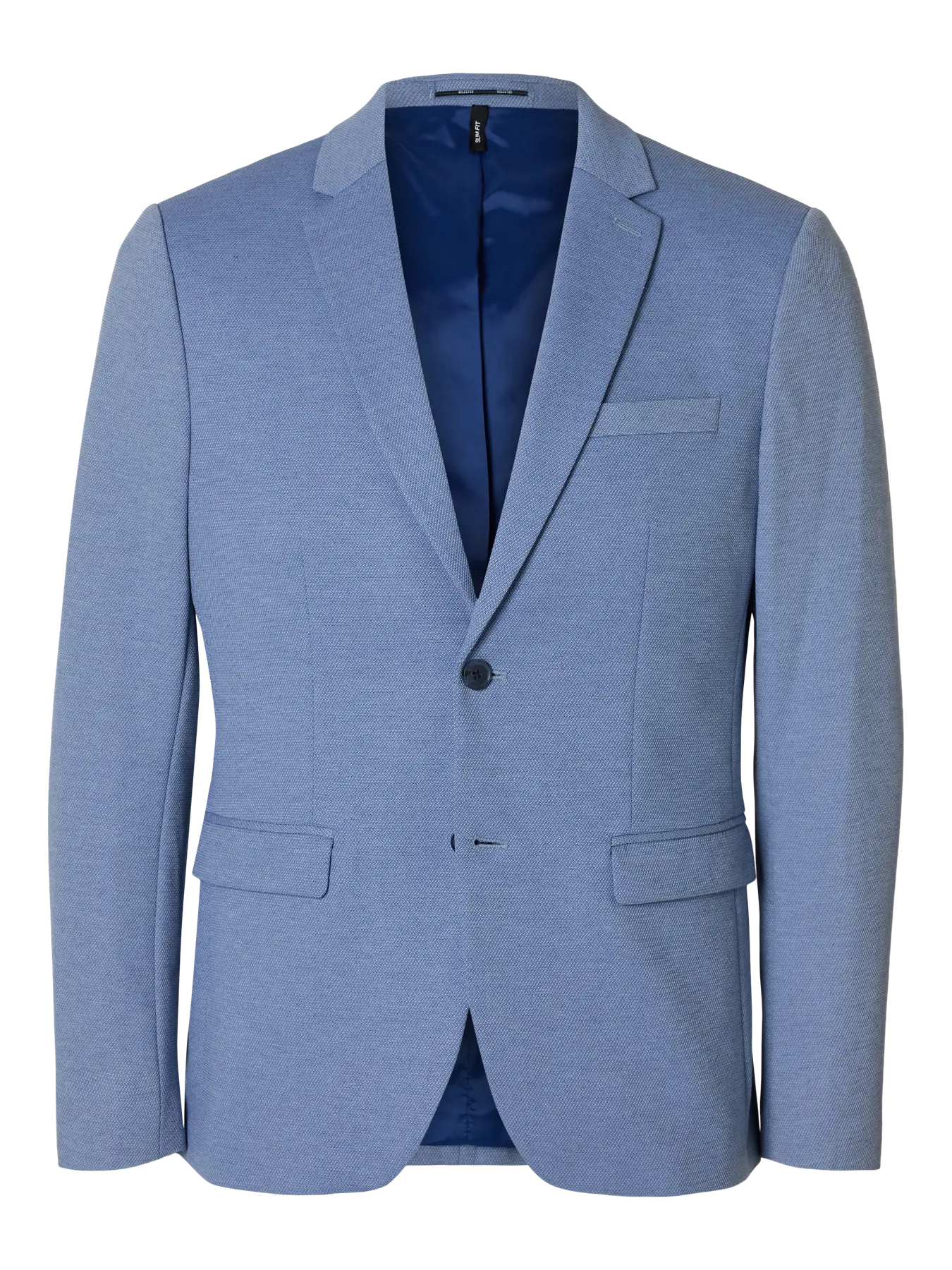 Americana Hombre Slim Fit con Bolsillos y Forro Completo