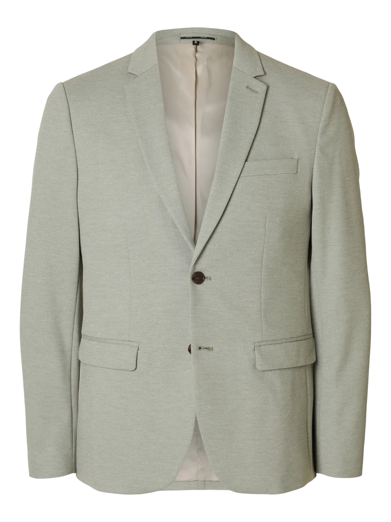 Americana Hombre Slim Fit con Bolsillos y Forro Completo