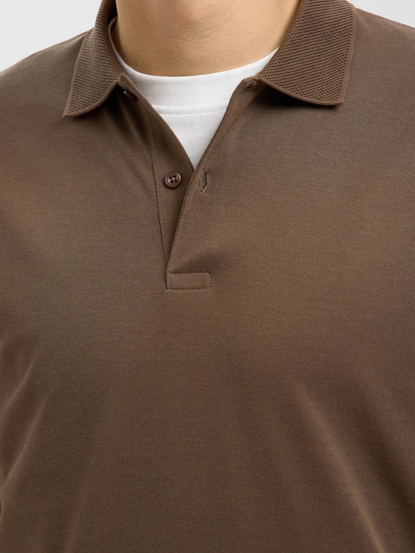 Fave Button SS Polo NOOS