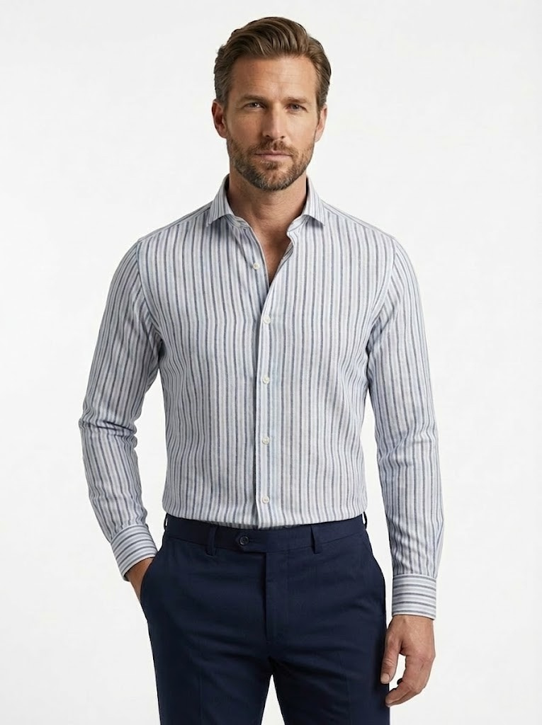 Camisa Regular Rayas