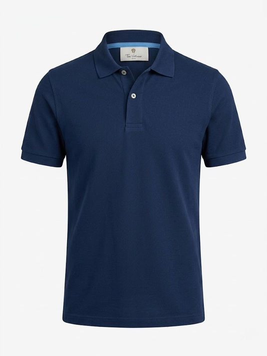 Polo piqué m/c BASIC llis