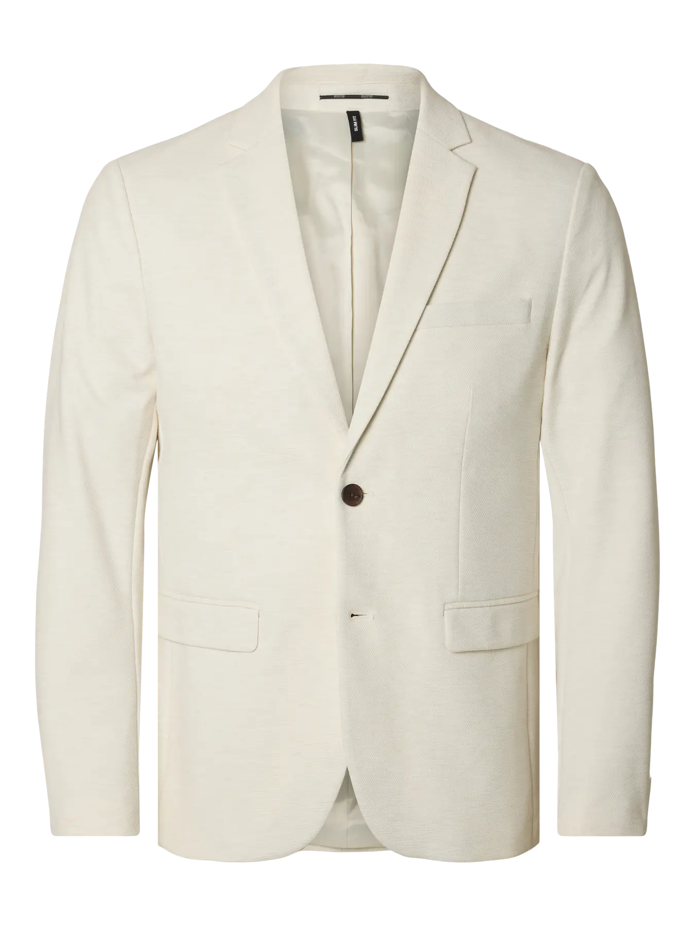 Americana Hombre Slim Fit con Bolsillos y Forro Completo
