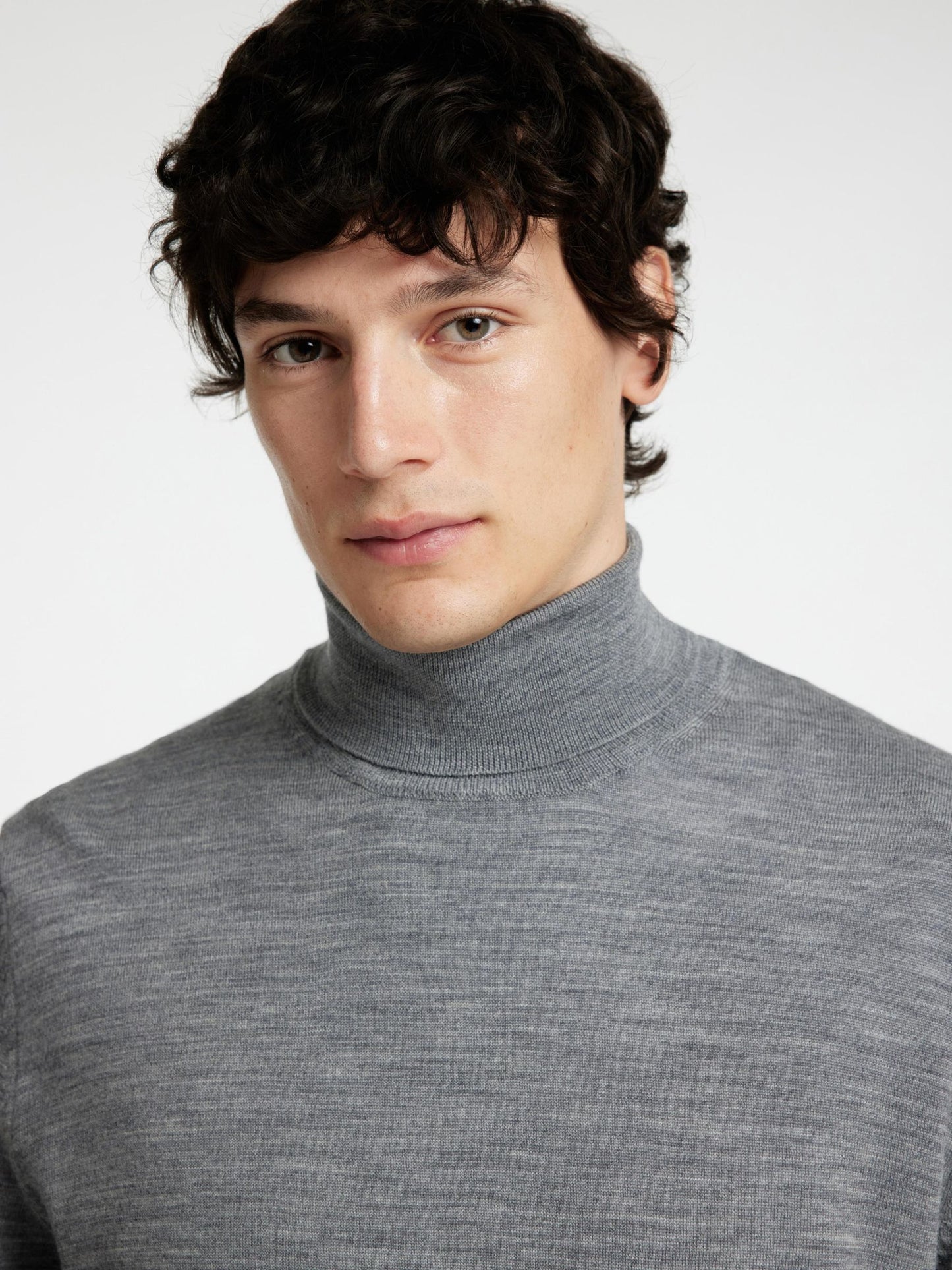 Jersey de Punto con Cuello Alto