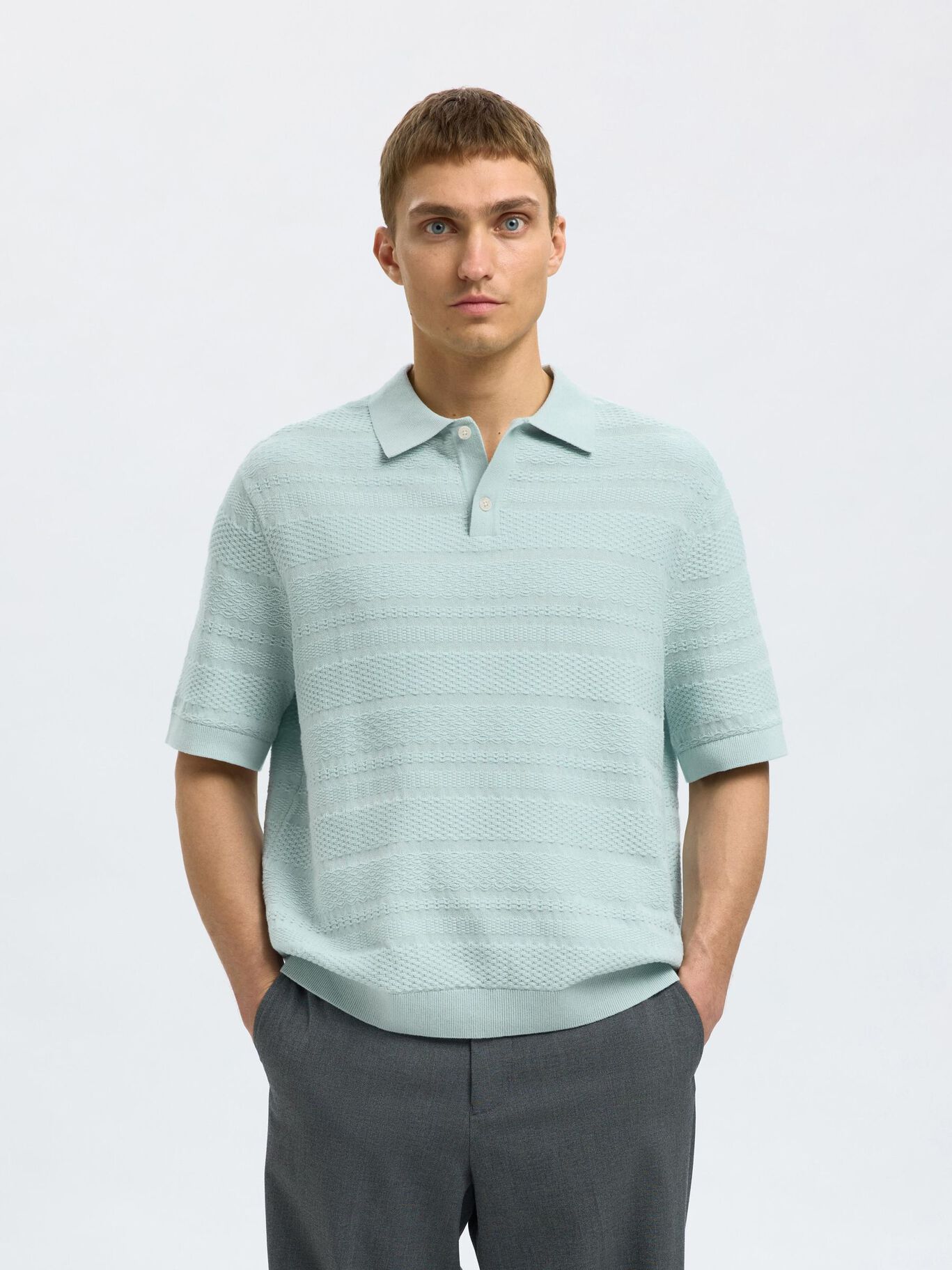 Men's Polo Shirt 100% Organic Cotton – Regular Fit, Short Sleeve