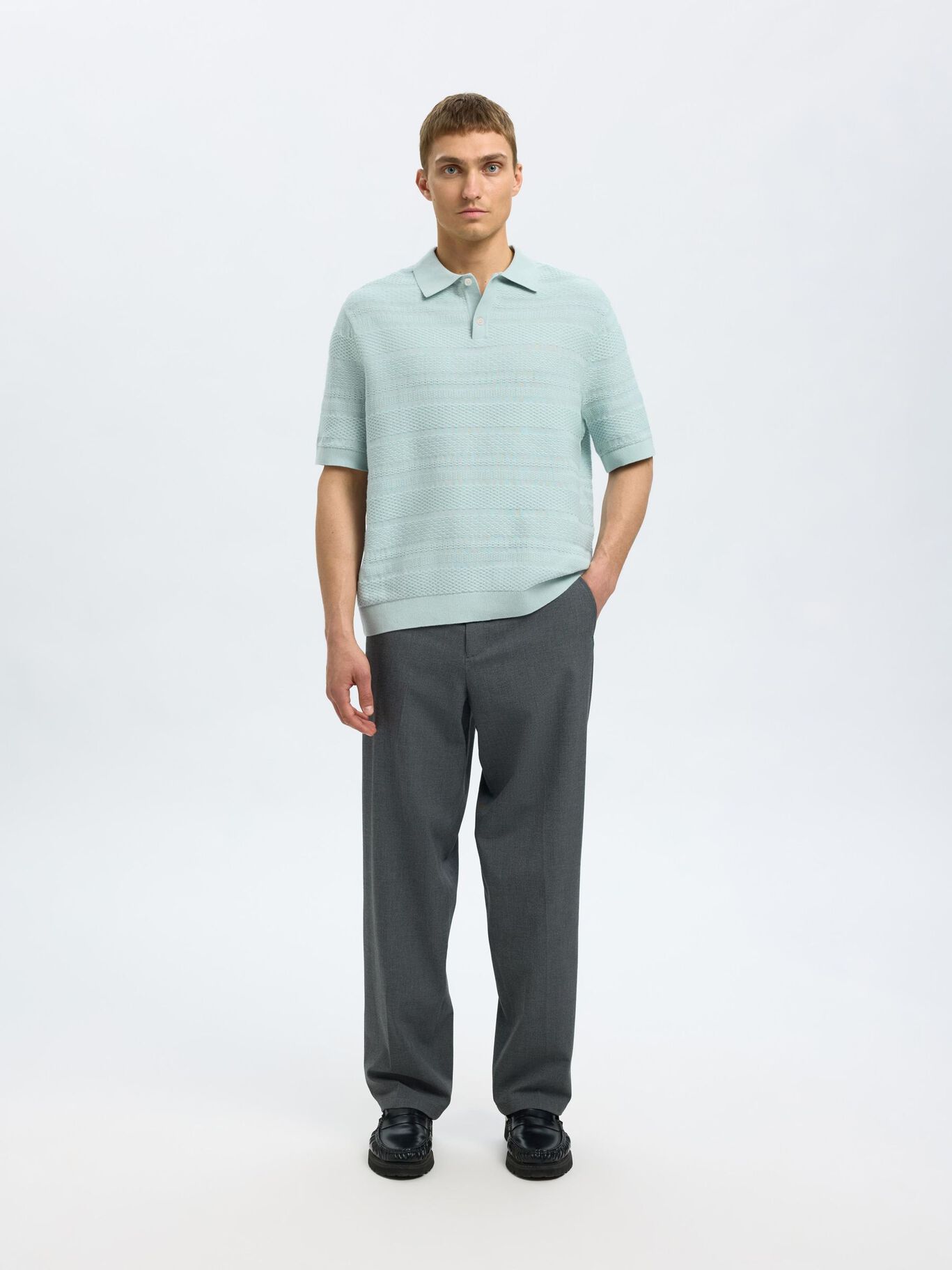 Men's Polo Shirt 100% Organic Cotton – Regular Fit, Short Sleeve