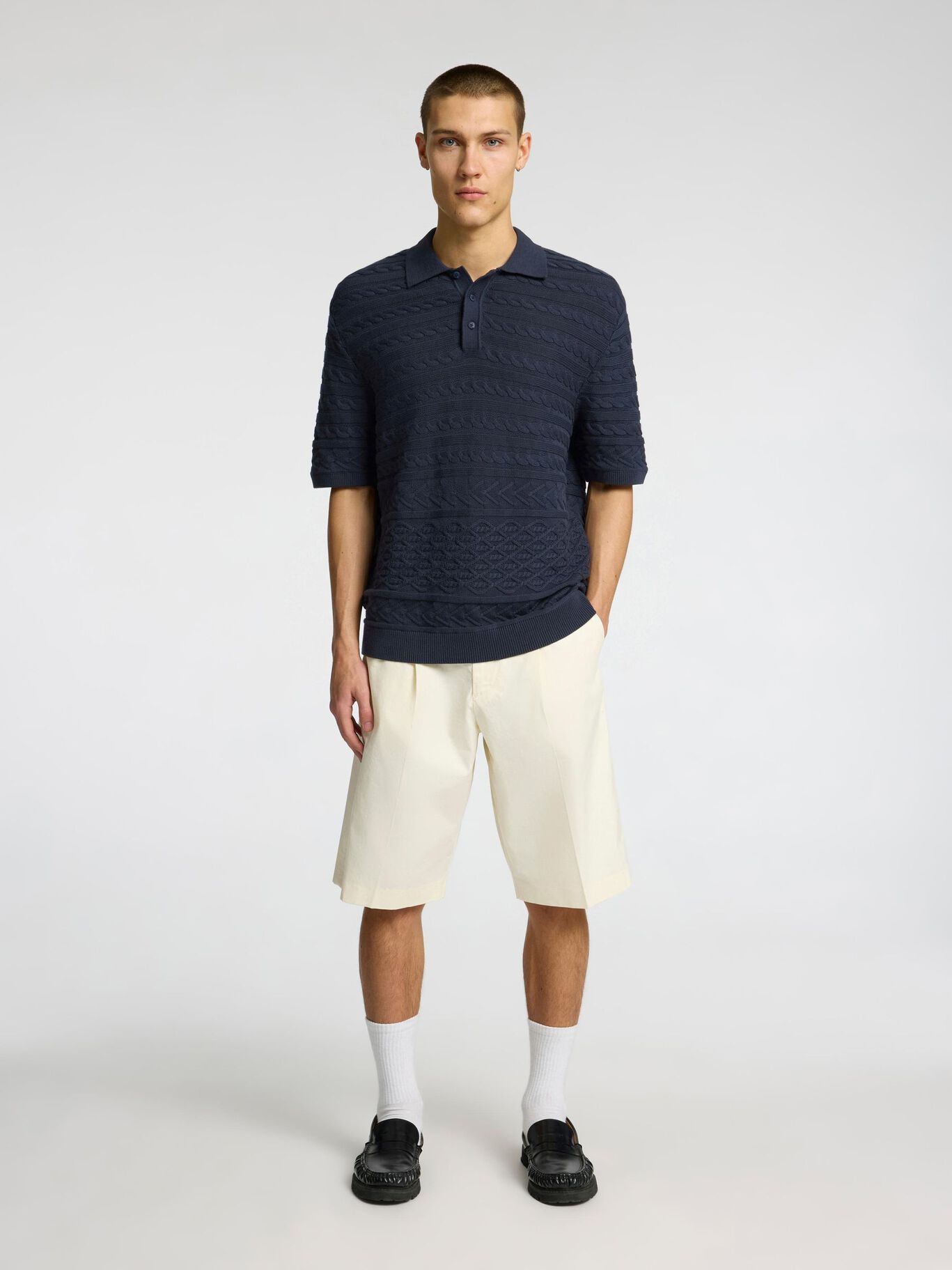 SLHDALTON SS POLO DE PUNT RELAXED STRUCT