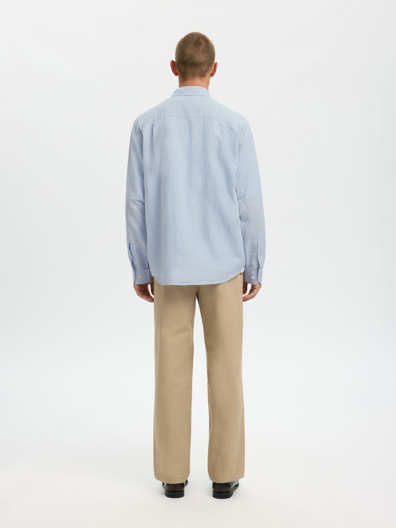 Camisa Larga de Lino