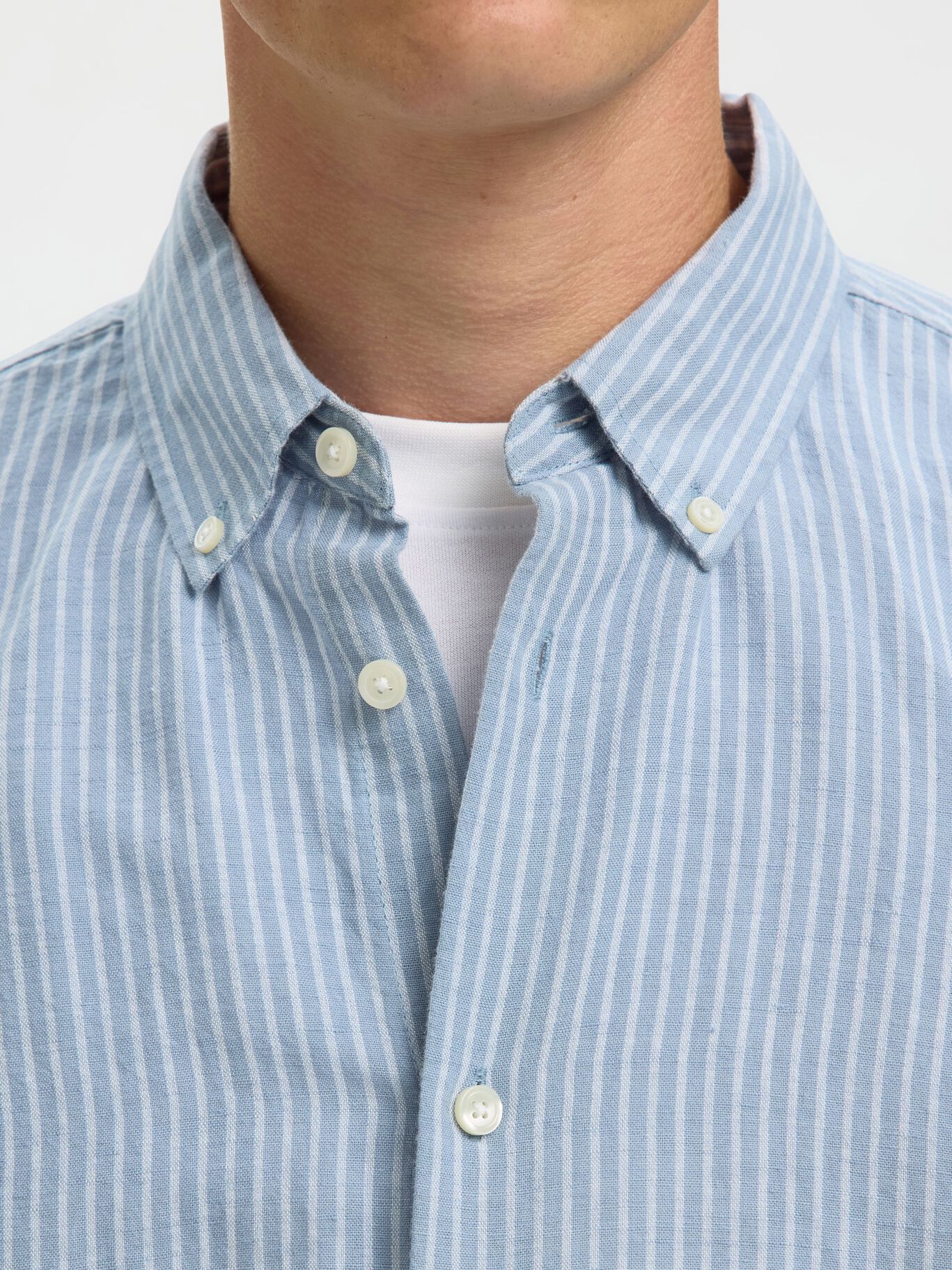 Camisa Larga de Lino