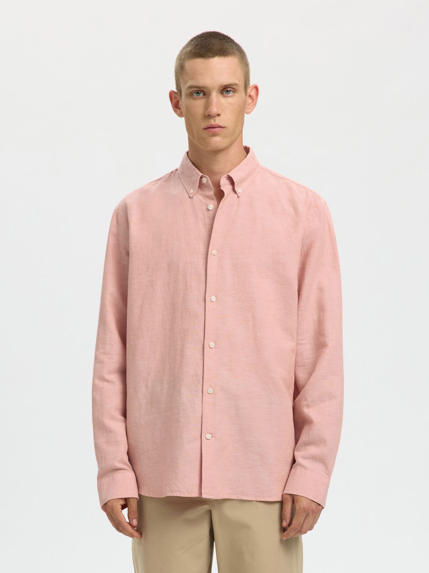 Camisa Larga de Lino