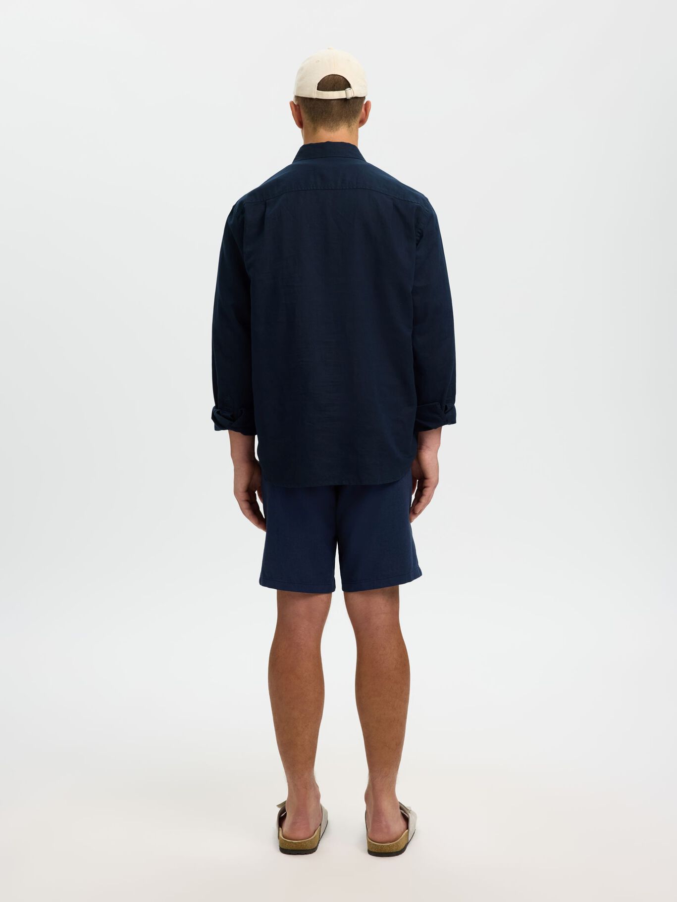 Camisa Larga de Lino