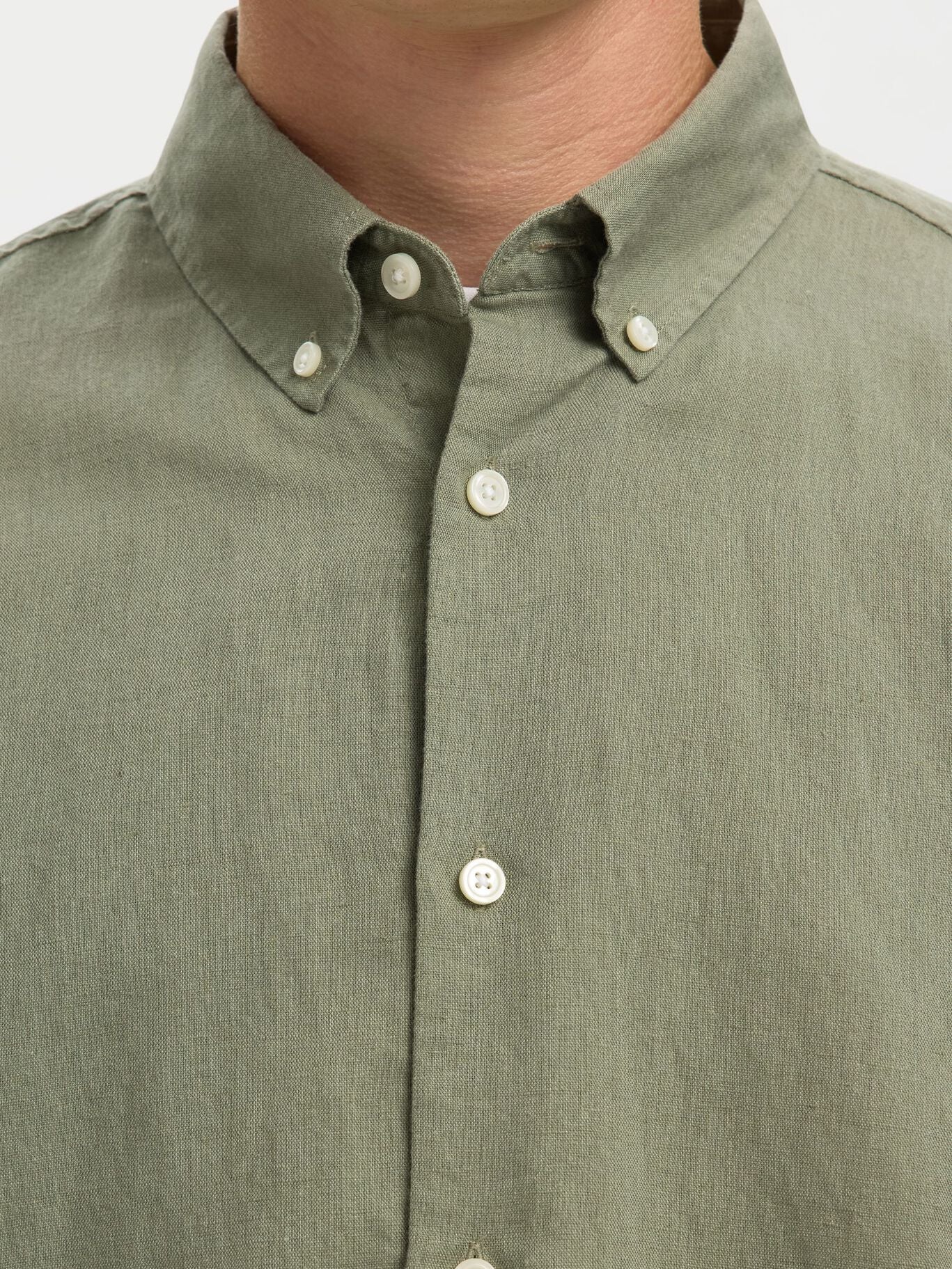 Camisa Larga de Lino