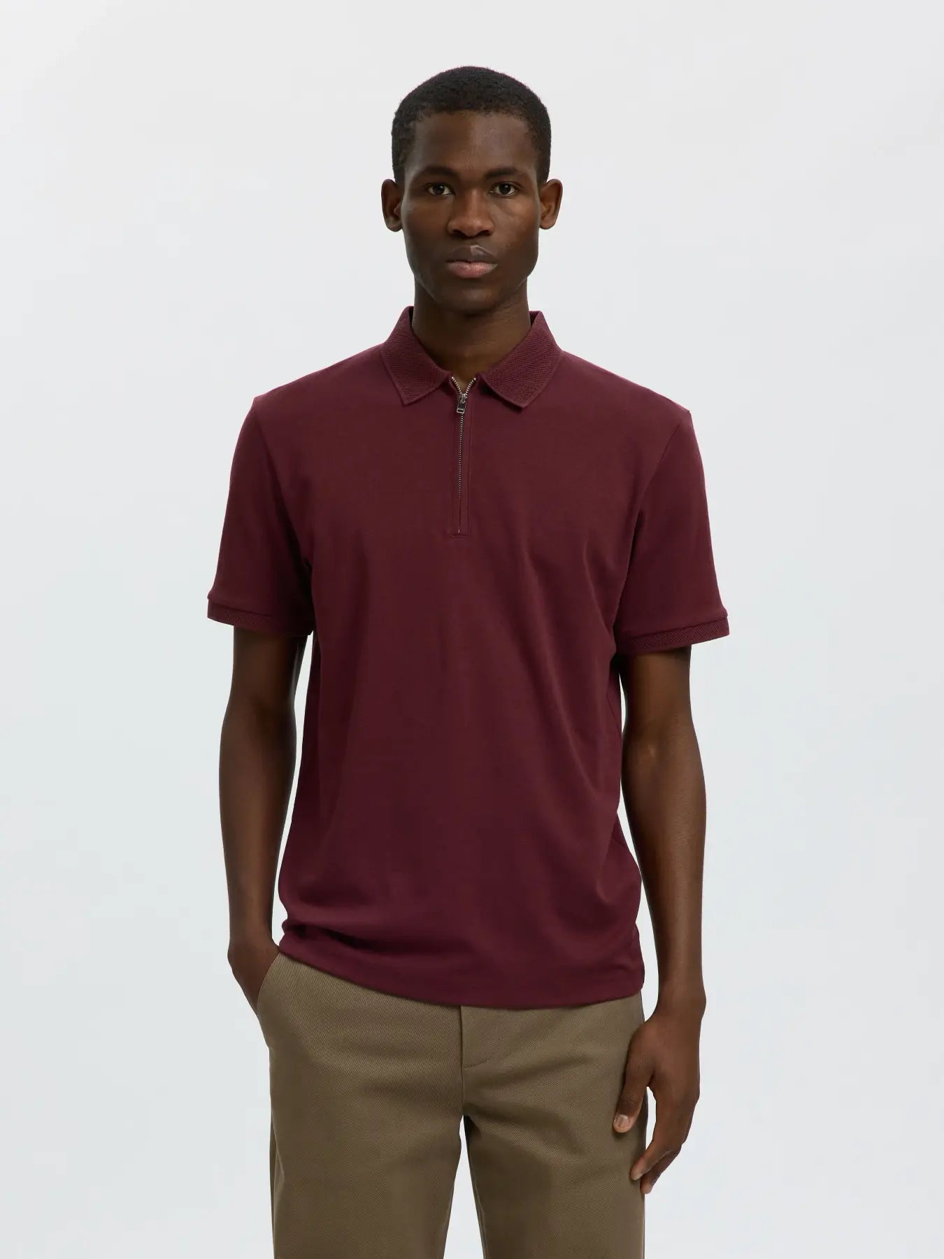 Zip polo