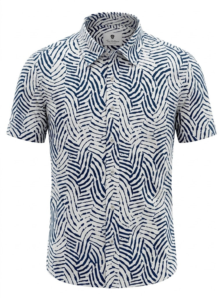 Camisa Estampado Ondas