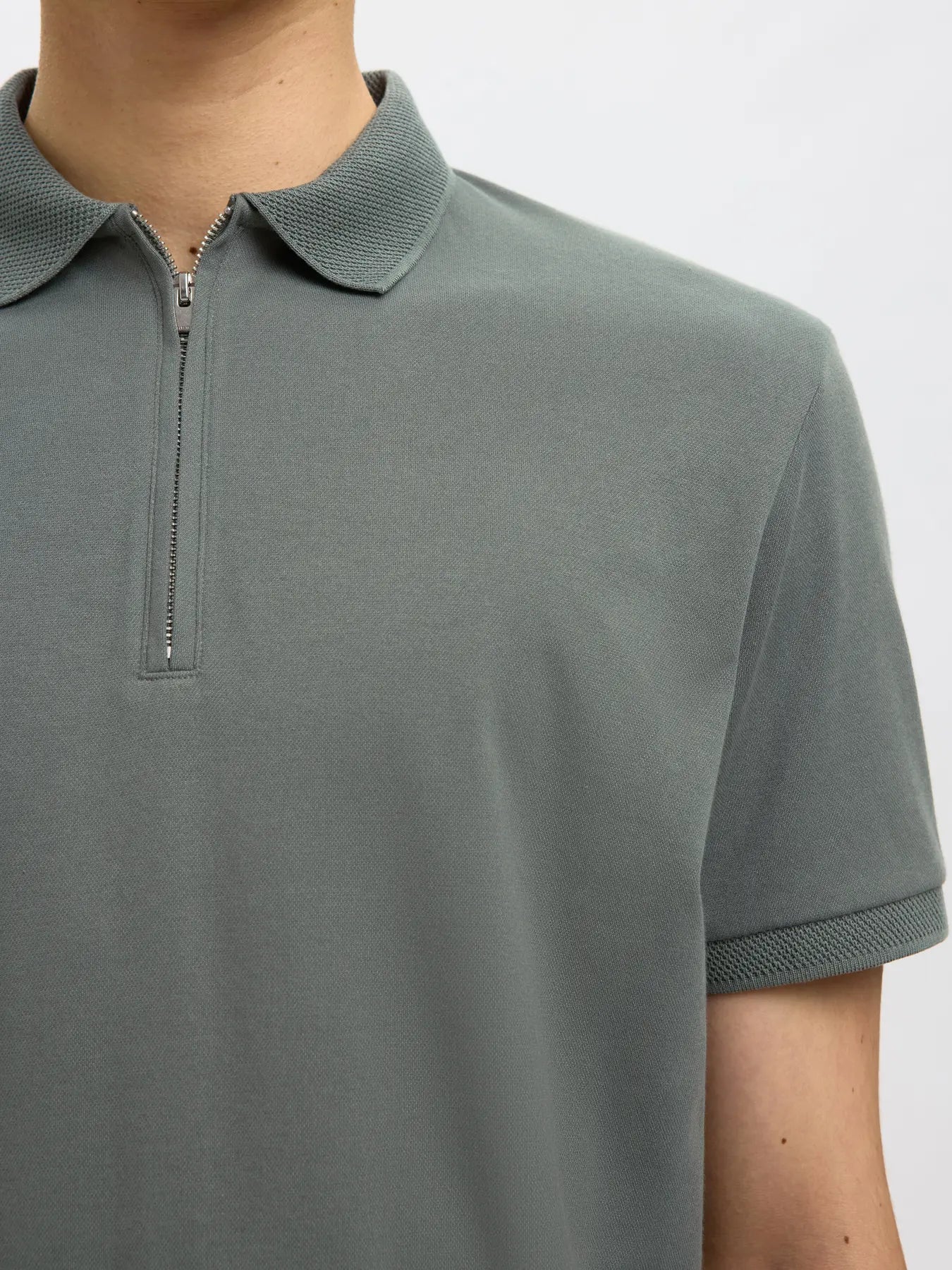 Polo cremallera