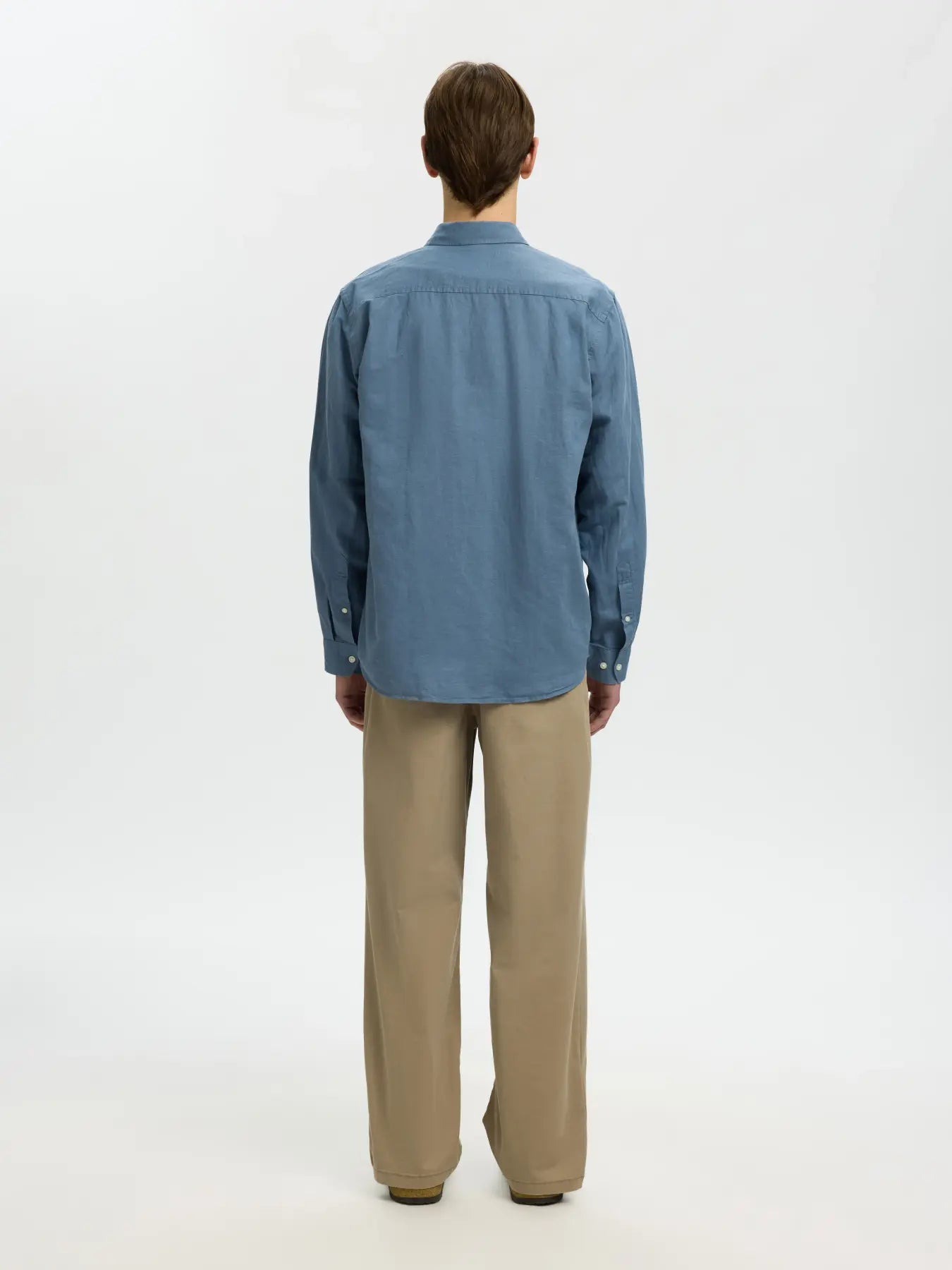 Camisa Larga de Lino