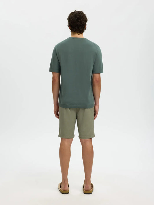 SLHTORINO SS CREW NECK PUNT NOOS