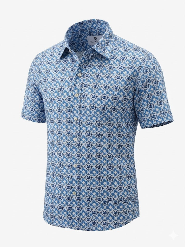Camisa Estampado Geométrico