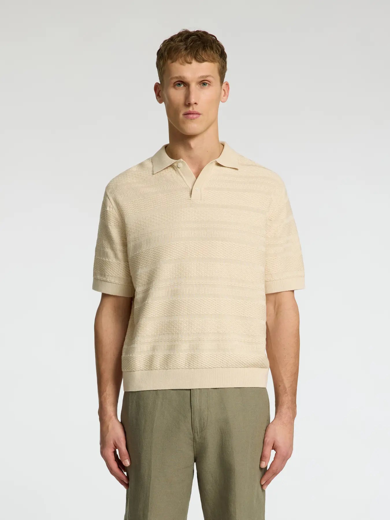 Men's Polo Shirt 100% Organic Cotton – Regular Fit, Short Sleeve