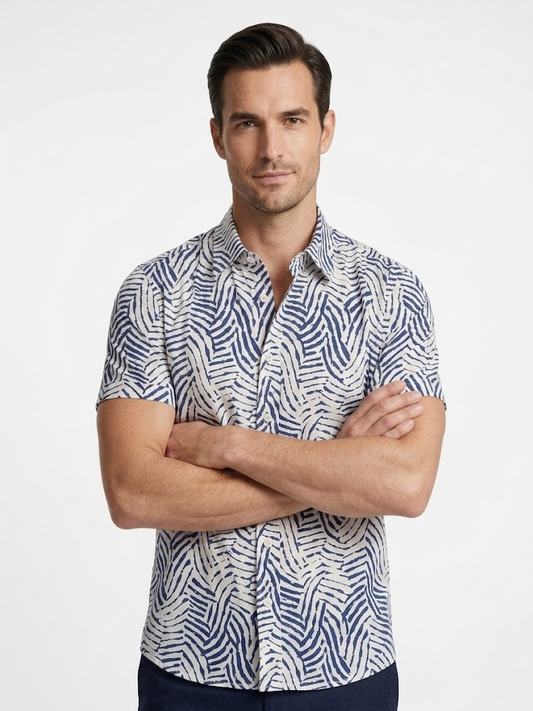 Camisa Estampado Ondas