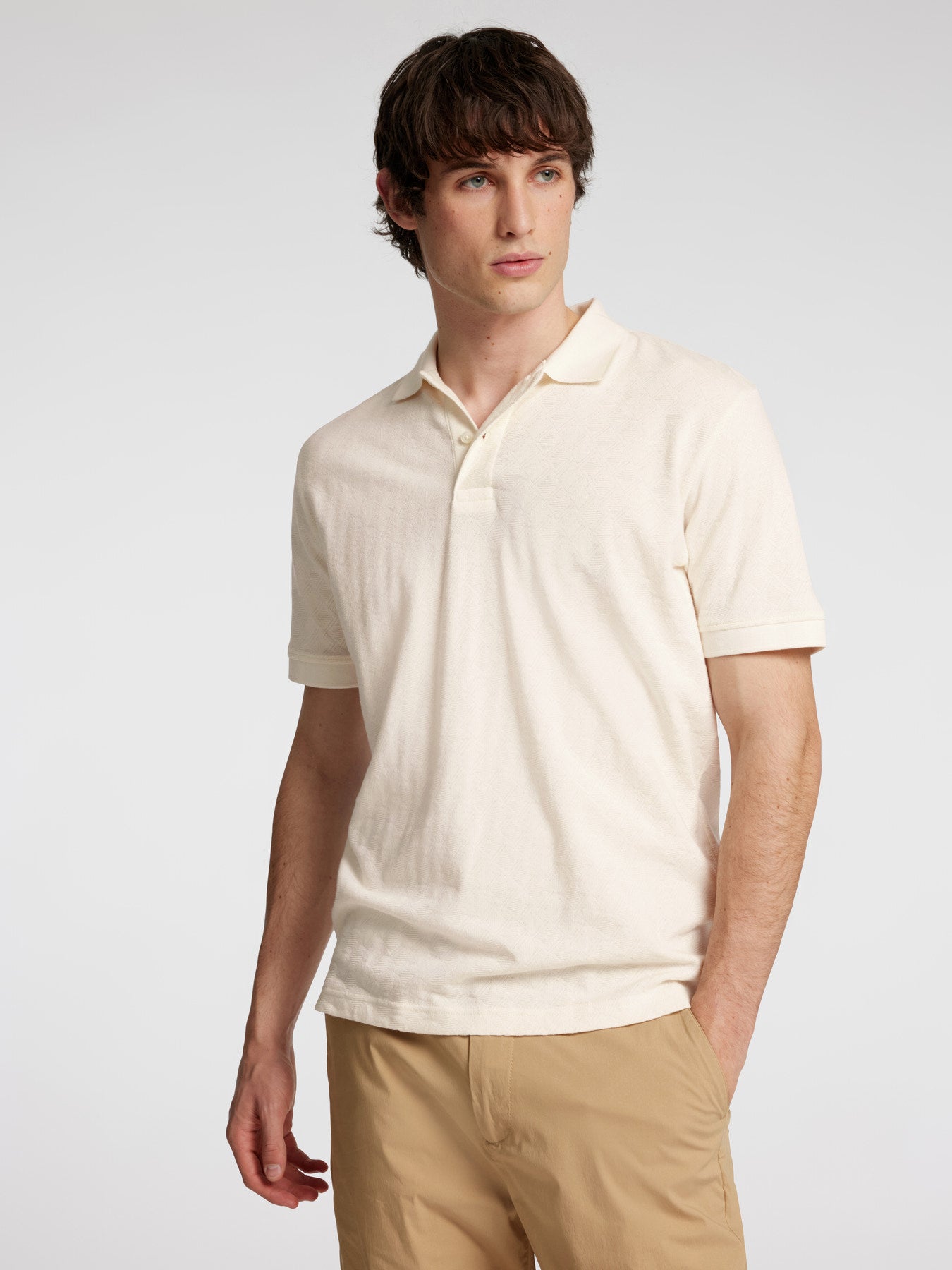 POLO M.C. SLHPAUL JACQUARD