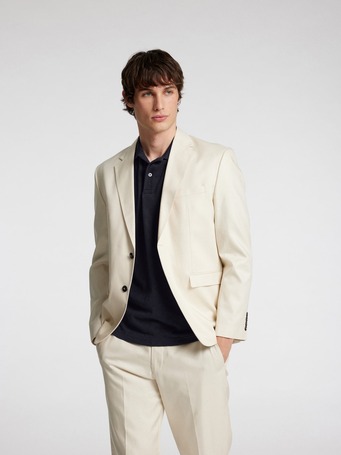 POLO M.C. SLHPAUL JACQUARD
