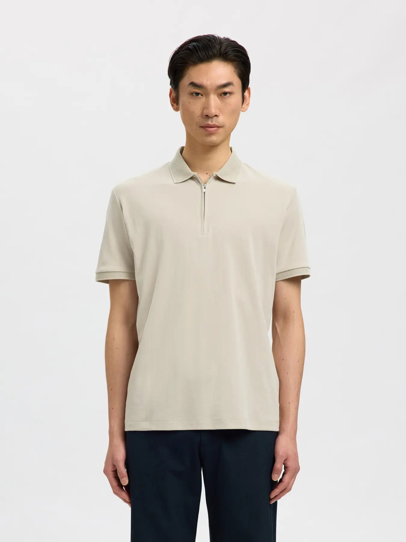 Polo cremallera