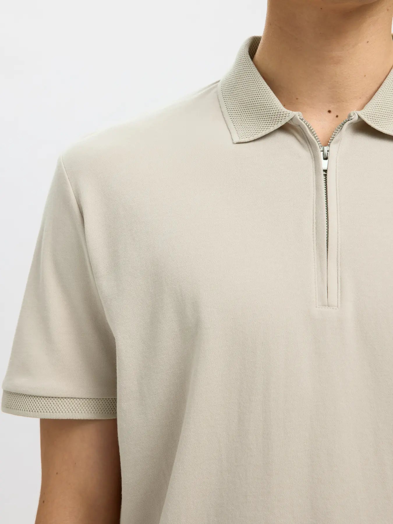 Polo cremallera