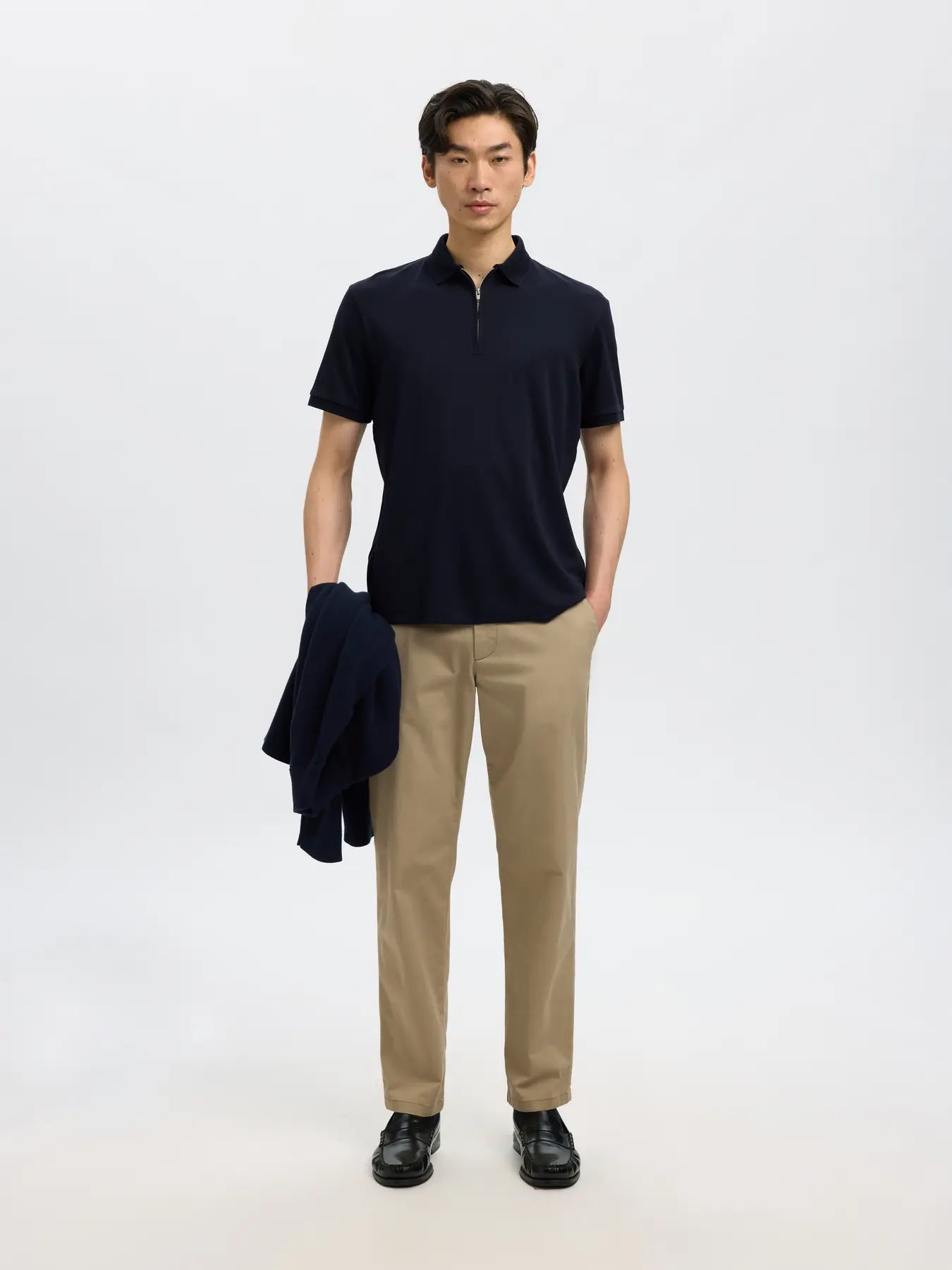 Polo cremallera