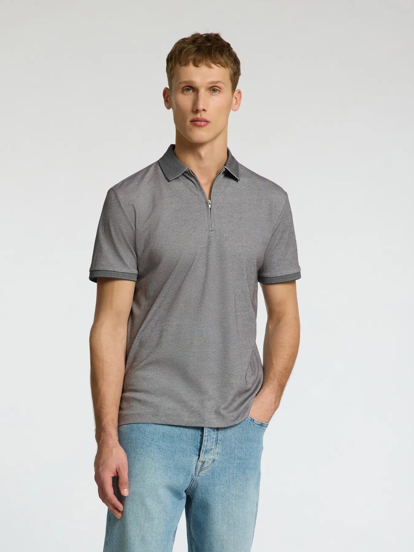 Polo cremallera