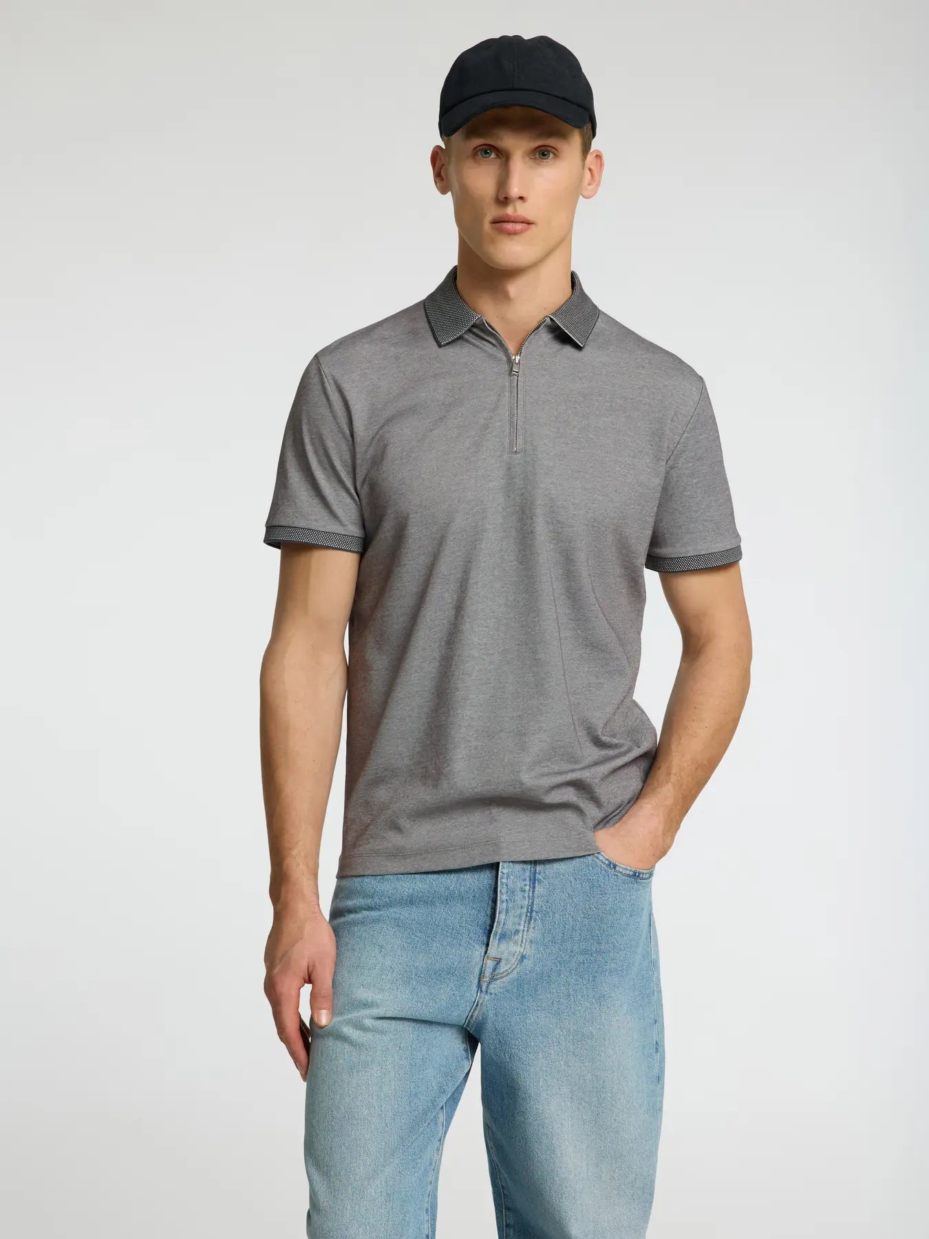 Polo cremallera