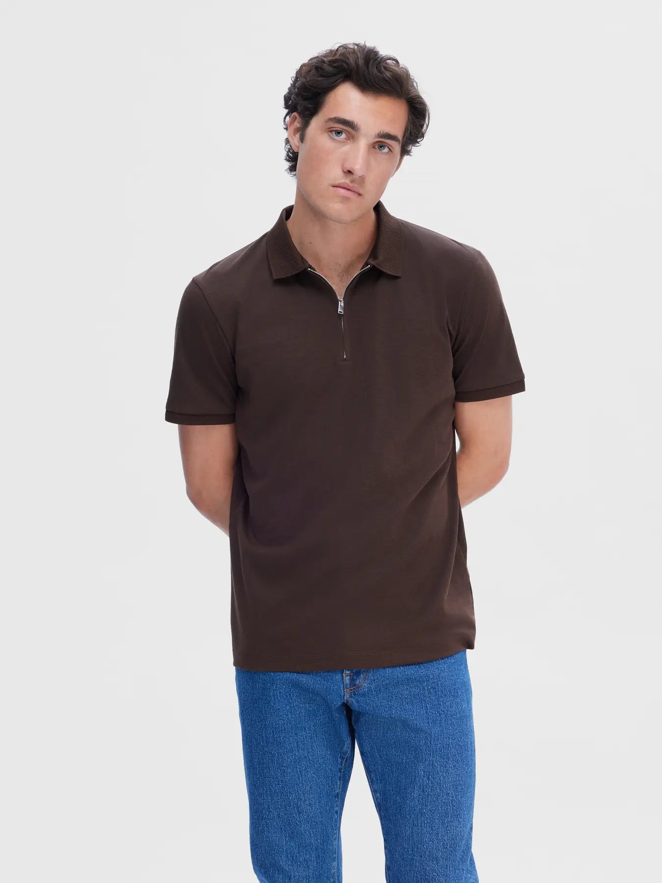 Polo cremallera