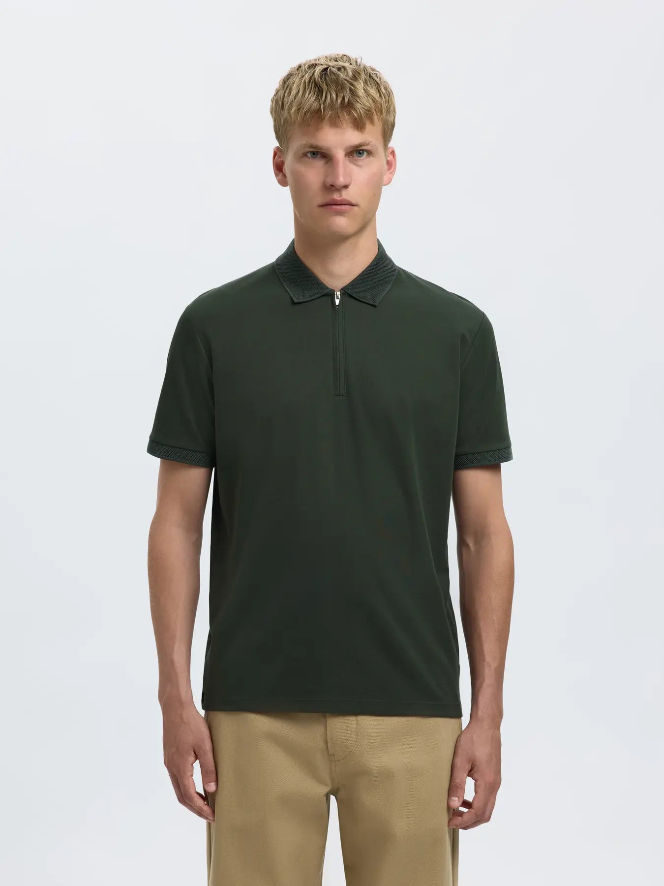 Polo cremallera