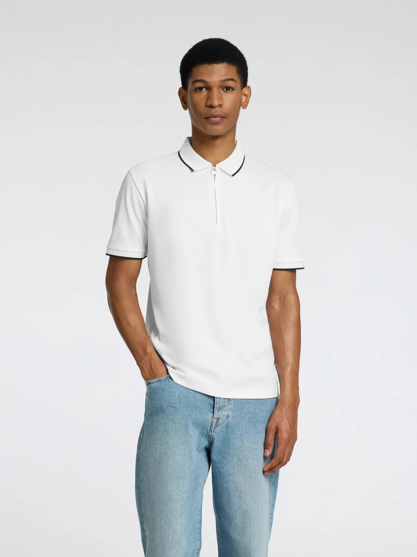 Fave Sport ZIP SS Polo NOOS