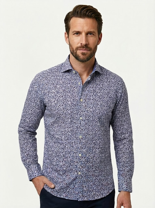 Camisa Slim Estampado Liberty