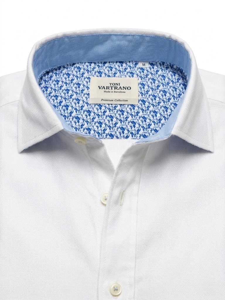 Camisa Slim Microestampada