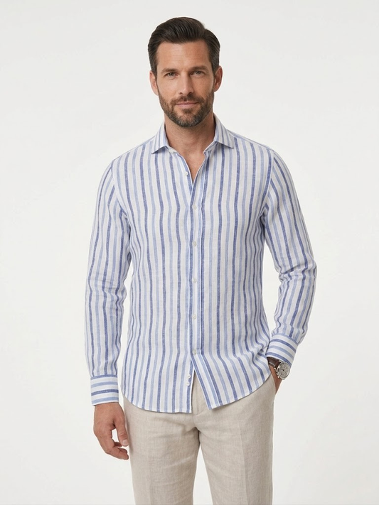 Camisa Regular Lino