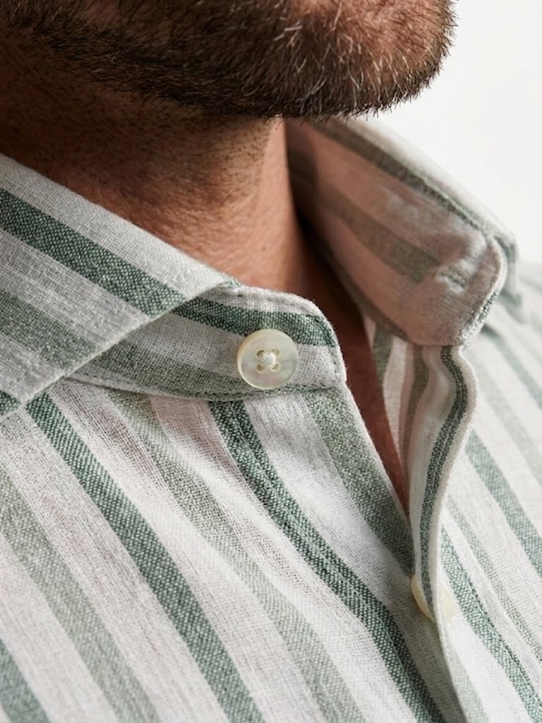 Camisa Regular Lino