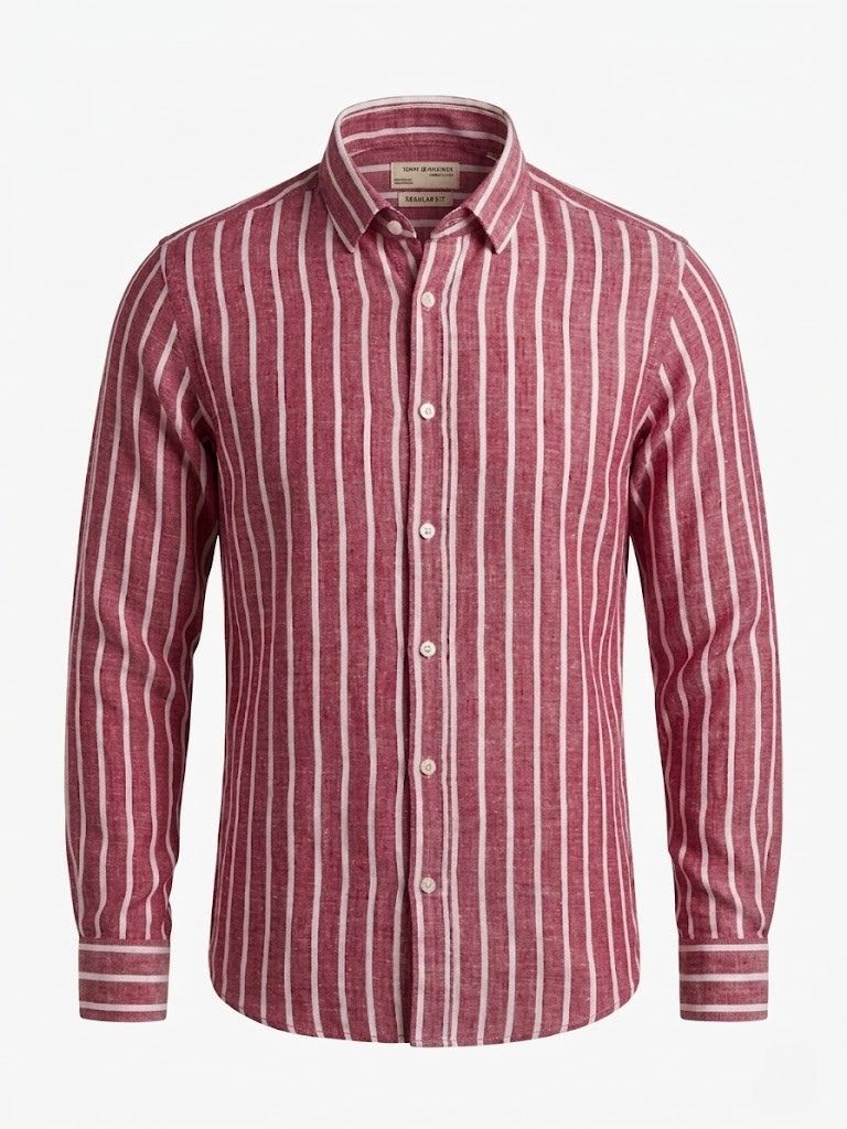 Camisa Raya Ancha de Lino