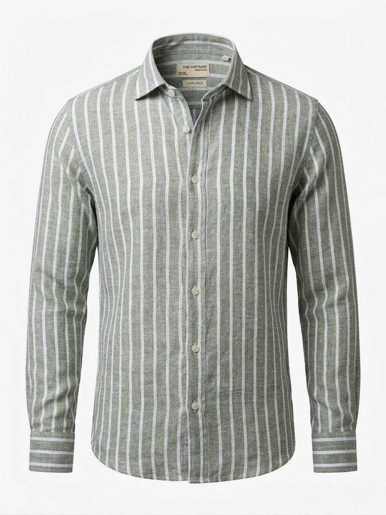 Camisa Raya Ancha de Lino