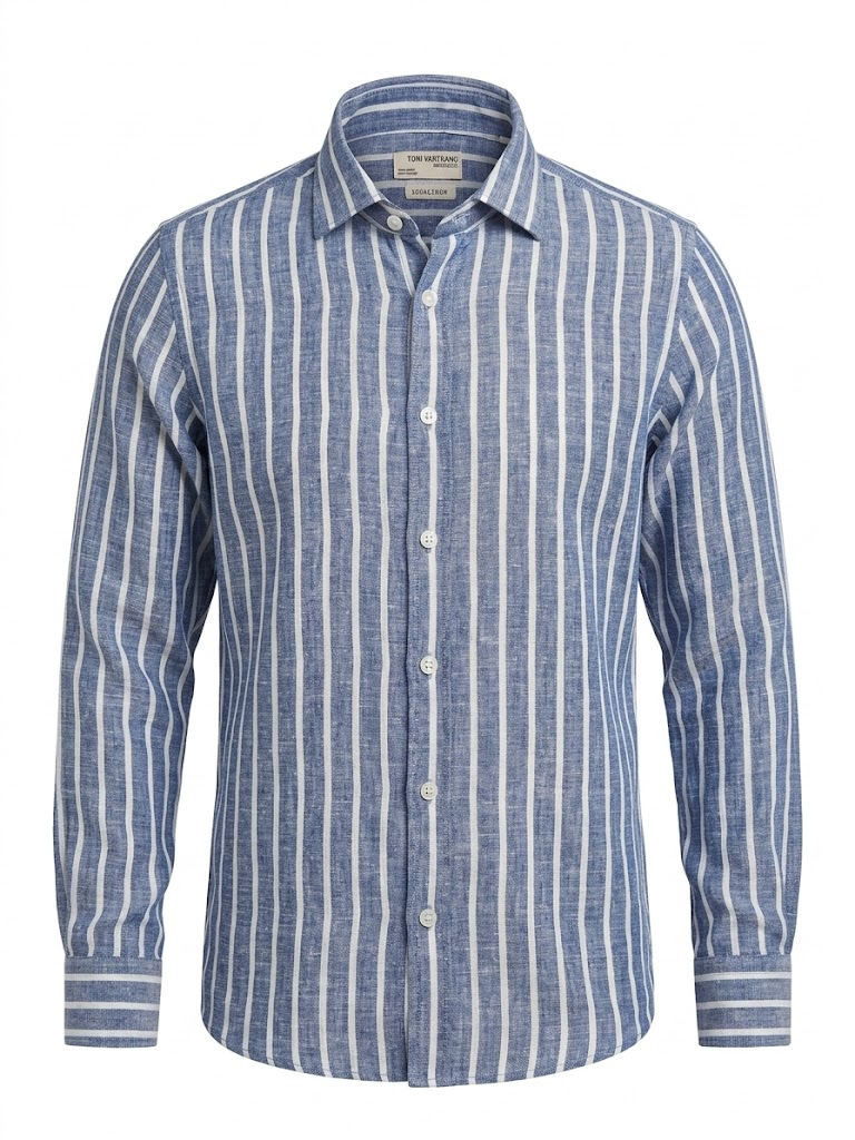 Camisa Raya Ancha de Lino