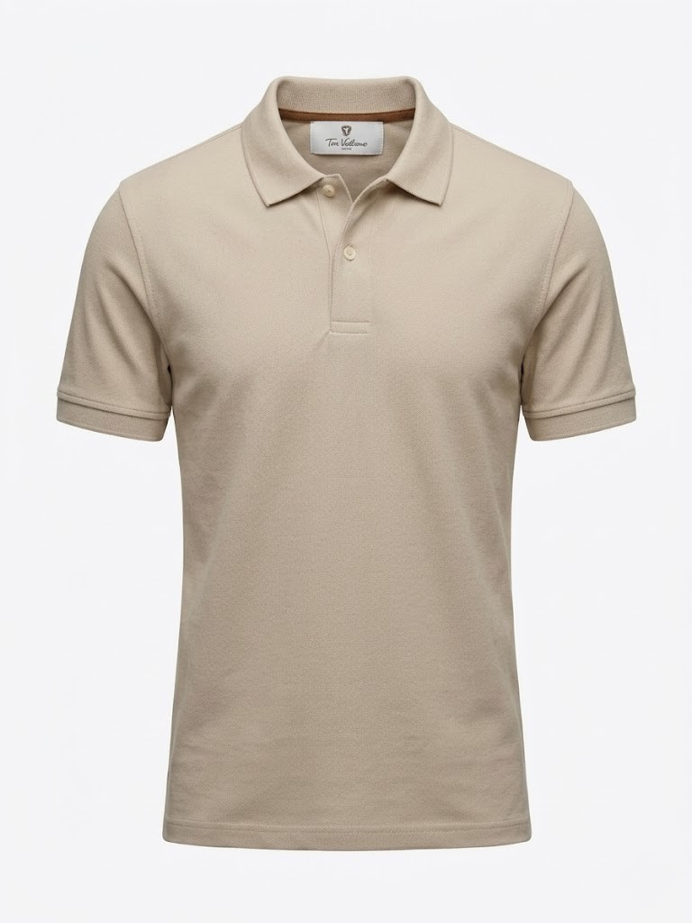 Polo piqué m/c BASIC llis
